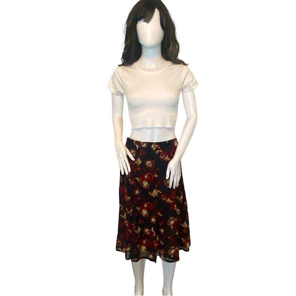 Avenue Floral Midi Skirt